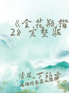 《金花瓶楷梅花2》完整版