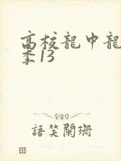 高校龙中龙第二季13