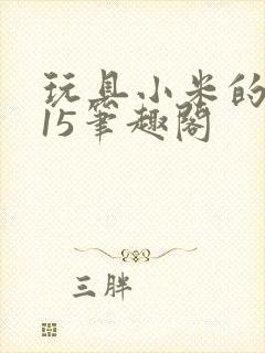 玩具小米的1一15笔趣阁