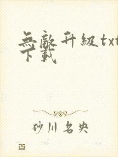 无敌升级txt下载