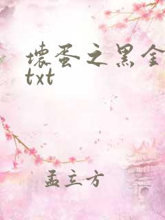 坏蛋之黑金帝国txt