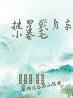 披星戴月来睡你小卷毛