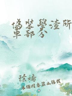 伪装学渣所有开车部分