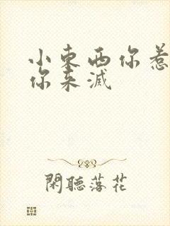 小东西你惹的火你来灭