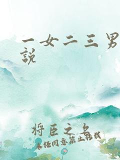 一女二三男事小说