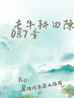 老牛耕田陈雪1087章