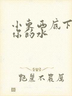 小东西底下都是你的水