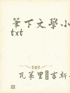 笔下文学小说网txt