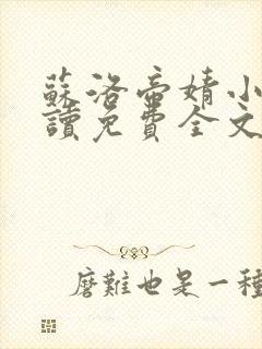 苏洛帝婧小说阅读免费全文最新