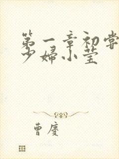 第一章初尝禁果少妇小莹