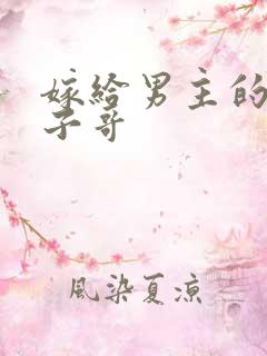 嫁给男主的病秧子哥