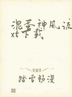 混蛋神风流史txt下载