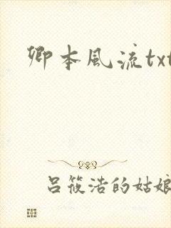 卿本风流txt