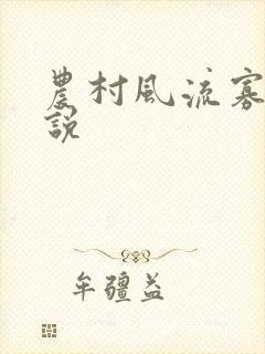 农村风流寡妇小说