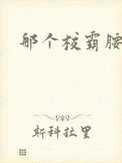 那个校霸腰好软