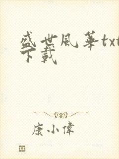盛世风华txt下载