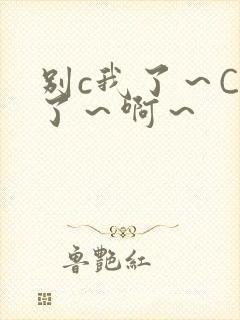 别c我了～C烂了～啊～