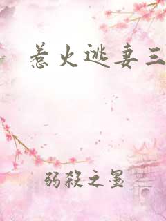 惹火逃妻三带一