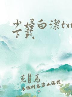少妇白洁txt下载