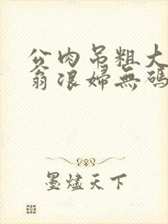 公肉吊粗大双色翁浪妇无码AV