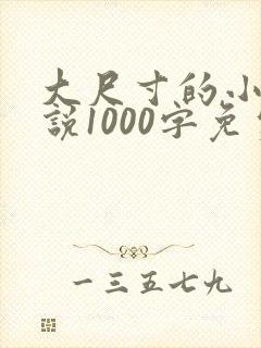大尺寸的小黄说说1000字免费阅读