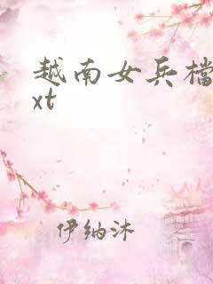 越南女兵档案txt