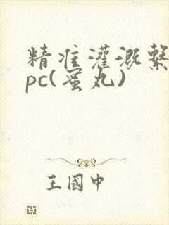 精准灌溉系统hpc(蜜丸)