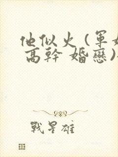 他似火 (军婚 高干 婚恋)全文在线阅读