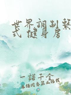 世界调制系统模式 健身房