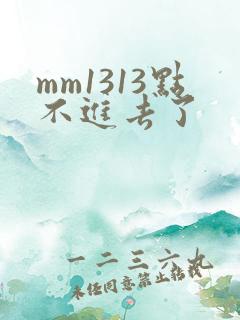 mm1313点不进去了