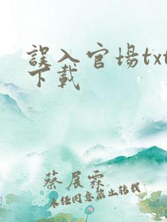 误入官场txt下载