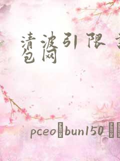 清波引 限 书包网