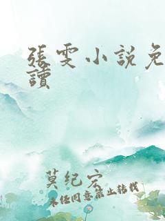 张雯小说免费阅读