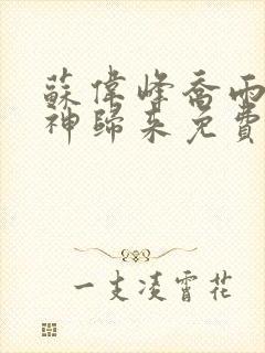 苏伟峰乔雨珊战神归来免费阅读