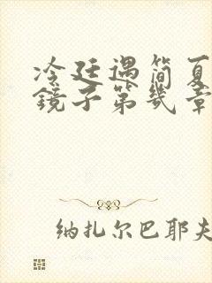 冷廷遇简夏对着镜子第几章