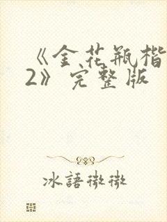 《金花瓶楷梅花2》完整版