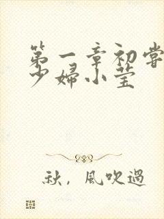 第一章初尝禁果少妇小莹