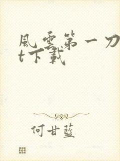 风云第一刀txt下载
