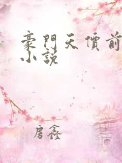 豪门天价前妻 小说