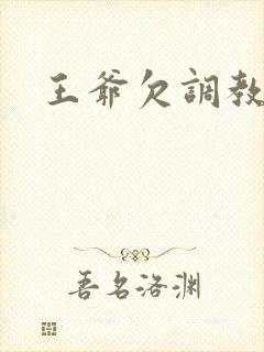 王爷欠调教