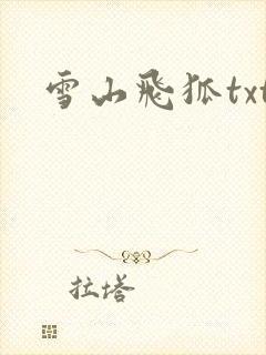 雪山飞狐txt