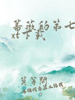 蔷薇的第七夜txt下载