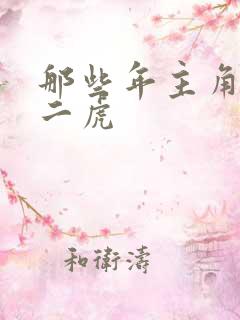 那些年主角是贾二虎