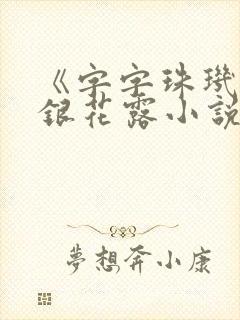 《字字珠玑》金银花露小说