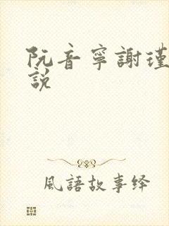 阮音宁谢瑾之小说