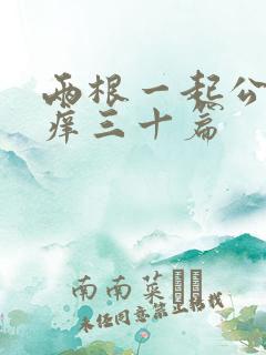 两根一起公憩止痒三十篇