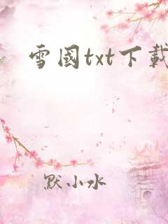 雪国txt下载