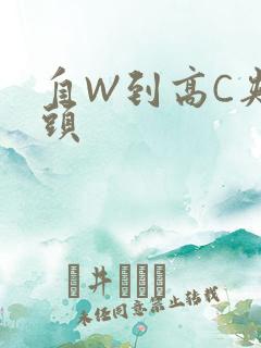 自W到高C夹枕头