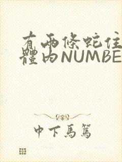 有两条蛇住在我体内NUMBER7