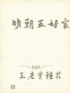 明朝五好家庭2